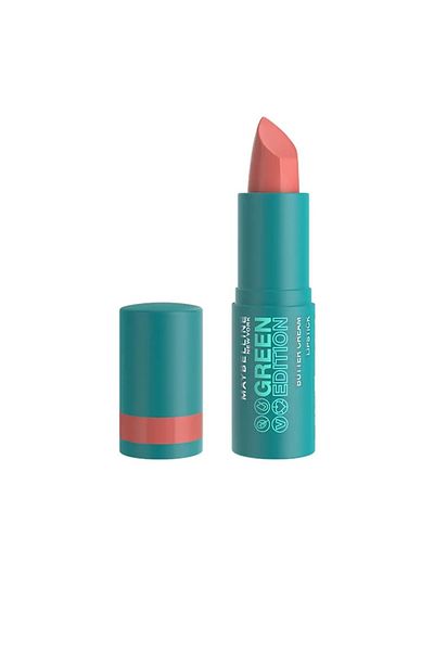 Maybelline New York Ruj cremos si hidratant cu finisaj catifelat, Green Edition, 013 shell, 10 g