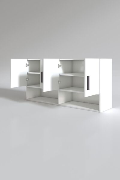 Kenzlife Hazır Mutfak Vesper Byz 060*120*22 Mutfak Banyo Dolabı Kapaklı Raflı