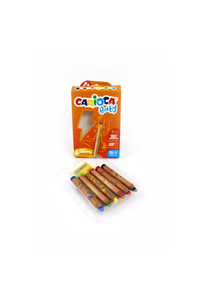 CARIOCA 6 Renk Baby Jumbo Kuru Boya 42817