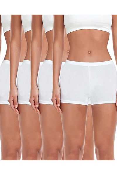 Stars Underwear Γυναικεία Boxer 4 συσκευασιών βαμβακερά εσώρουχα συλλογής