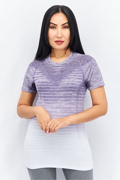 Asics Women Sportswear Fit Brand Logo Training T-Shirt, Purple Combo