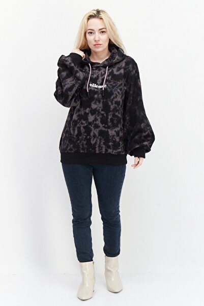 Ellesse Women Sportswear Fit Brand Logo Outdoor Hoodie, Dark Grey