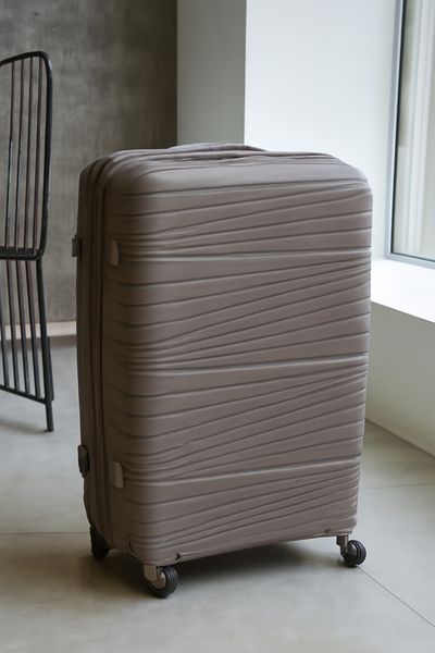 Generic W.o.k 24" Lightweight-compact Hard Shell Travel Trolley-polypropylene, Number Lock –(COFFEE)