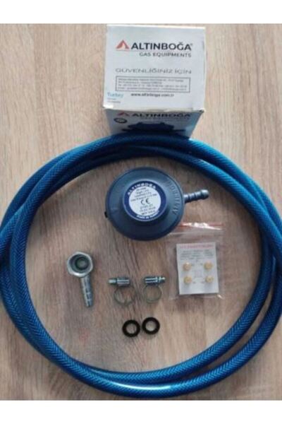 GURKAN Metal Dedantör 5 Li Set Lpg Enjektör Hortum 2metre + 2 Kelepçe + Pipo + 2 SİYAH CONTA