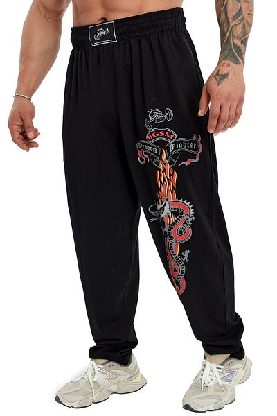 Big Sam Cotton Baggy Cut Sweatpants Bodysuit - 843
