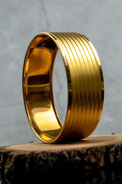 İdeal Sarraf 22 Ayar Işçiliksiz Trabzon Desen Bilezik 25 gr