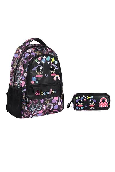 United Colors of Benetton Bag Set Bag & Two-Eye Pen Bag
