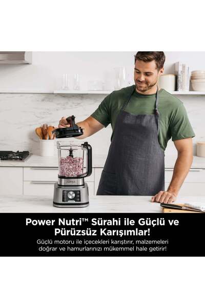 NINJA Foodi Power 3-in-1 Akıllı Tork Ve Auto-ıq Sistemli Nutri Blender