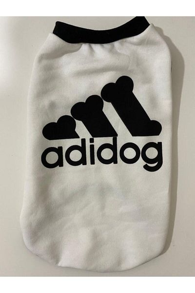 Monopetz New Season Dog and Cat Outfit - White Adidog