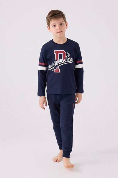 U.S. Polo Assn. Boy's Double Set - Navy Blue