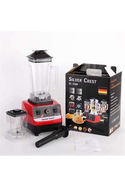 Silver Crest Blender Profesyonel Bar Cafe Karıştırıcı Meyve Sebze Öğütücü SC-1589 9500w