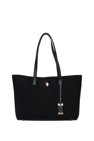 U.S. Polo Assn. Geantă neagră de umăr pentru femei Us25625