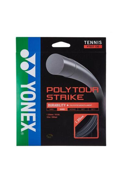 YONEX Poly Tour Strike 1.25 12M Tenis Kordajı - Siyah