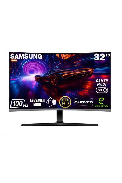 Samsung Essential S3 S39GD 32 inç 100 Hz 4 ms (HDMI+D-SUB) FHD CURVED Monitör LS32D390GAUXUF