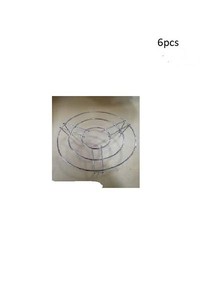 Generic 6pcs Round Stainless Steel Rack, also known as Steamer Rack or Hot Pot Rack