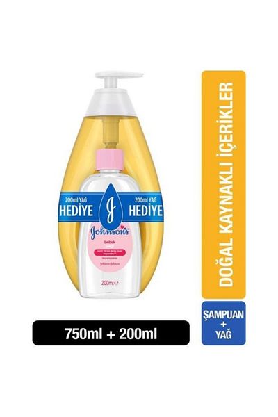 Johnson´s Baby Johnson's Baby Gold Shampoo 750 ml Baby Oil 200 ml