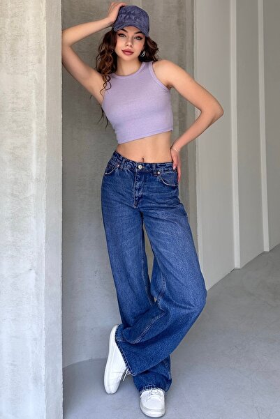 New Now Cycling Neck, Rubble Look, Thick Strap, Cashcorse Crop Gown