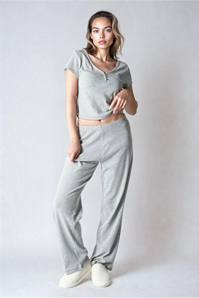 SCREENSHOT Women's Short Sleeve Cotton Pajama Set / Breathable Fabric / with Different Color Options