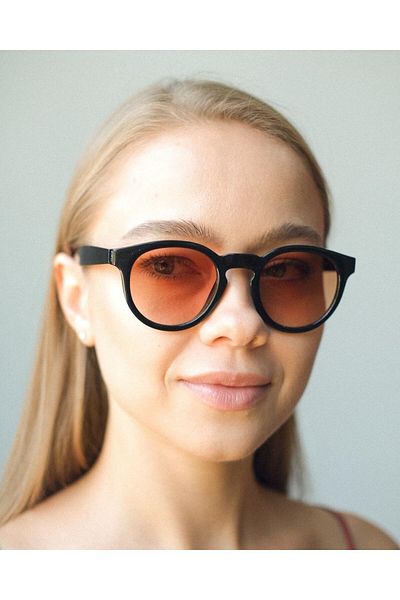 Bilge Karga Gleen Black Orange Gradient Sunglasses