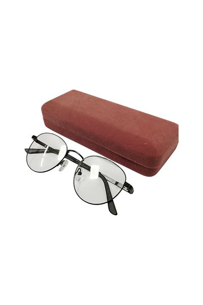bonjorno aksesuar Square Glasses Container for Optical Frame (Hard) Wiping Cloth with Gift