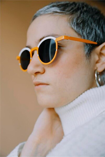 Bilge Karga Turbey Sunglasses - Orange, White and Black