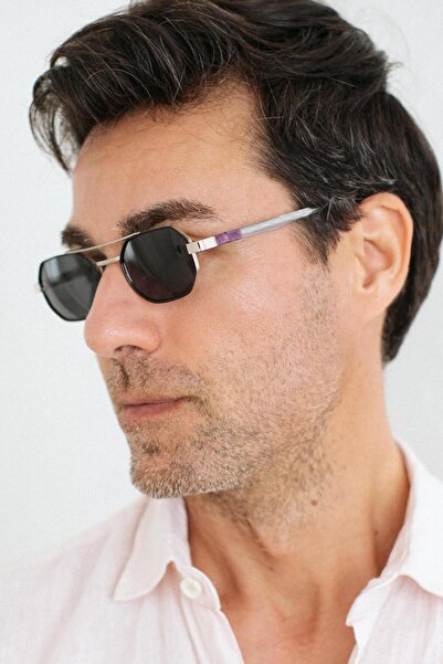 Bilge Karga Marny Silver Black Erkek Güneş Gözlüğü