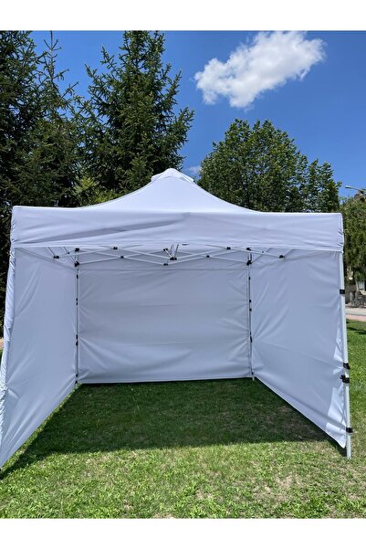 Göker 3X3 GAZEBO/PORTATİF ÇARDAK TAKIM / 3 YAN KAPAMALI