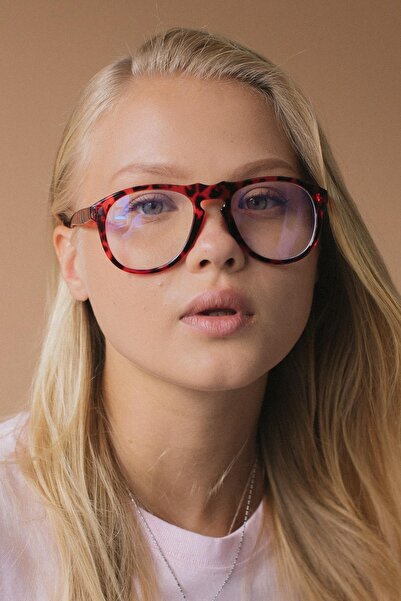 Bilge Karga Bennett Leopard Blue Light Protective Glasses