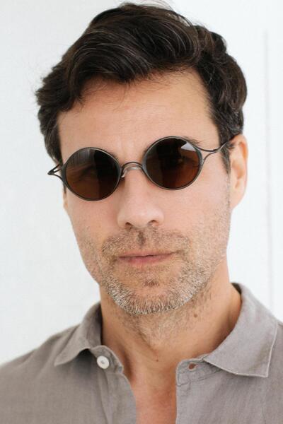 Bilge Karga Argus Anthracite Brown Sunglasses for Men