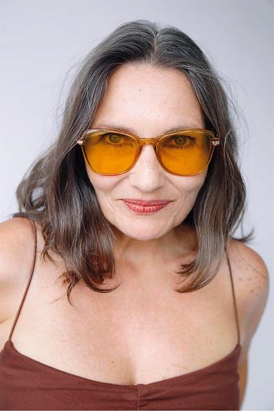 Bilge Karga Hubert Gold Orange Sunglasses