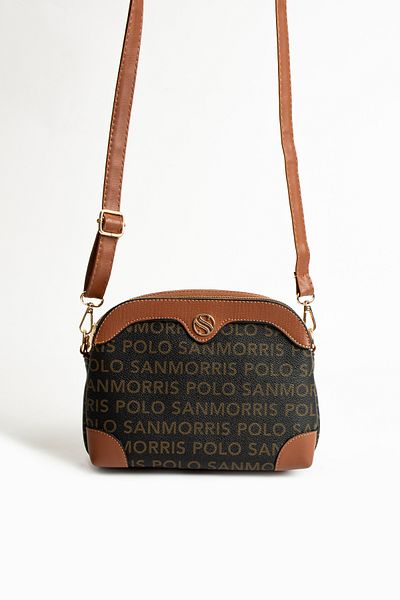 Sanmorris Polo Femei - Crossbody reglabil, geantă de umăr cu 4 compartimente și crossbody