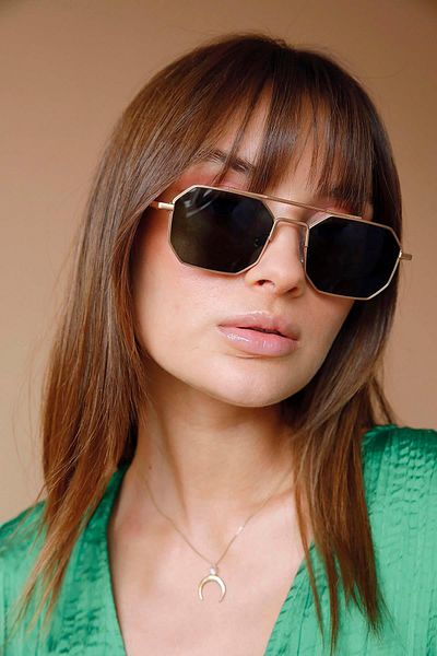 Bilge Karga Viva Gold Green Sunglasses