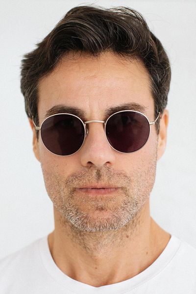 Bilge Karga Palmiro Silver Black Men's Sunglasses