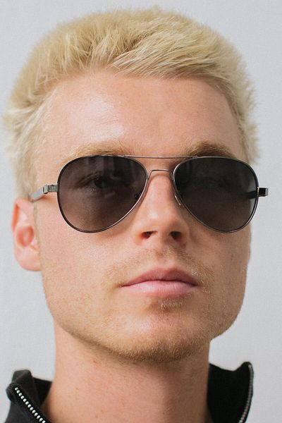 Bilge Karga Ethan Silver Black Men's Sunglasses