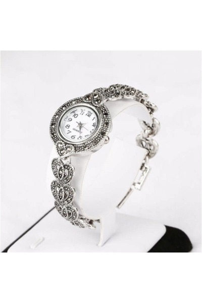 OEM Ceas Femei Cu Marcasite Inimioare Forever