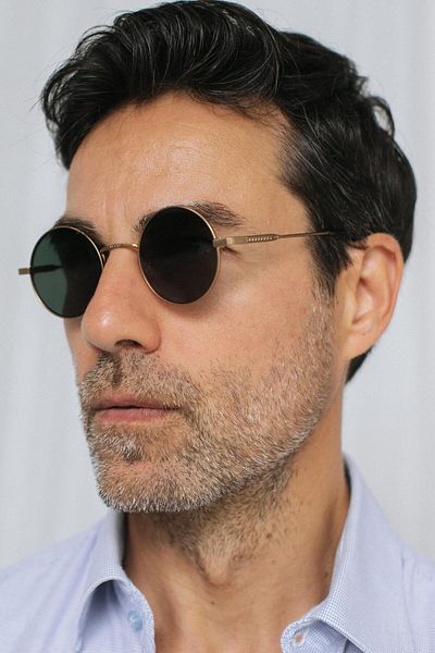 Bilge Karga Jiba Gold Green Men's Sunglasses