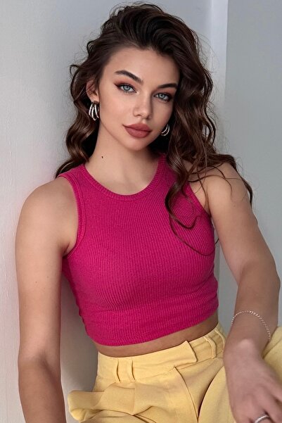 New Now Cycling Neck, Rubble Look, Thick Strap, Cashcorse Crop Gown