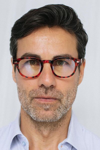 Bilge Karga Ryan Leopard Men's Blue Light Protective Glasses