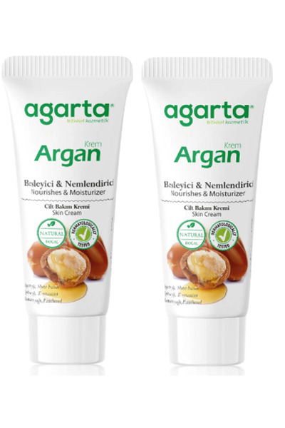 Agarta Doğal Argan Besleyici Nemlendirici Cilt Kremi 75ml 2 adet