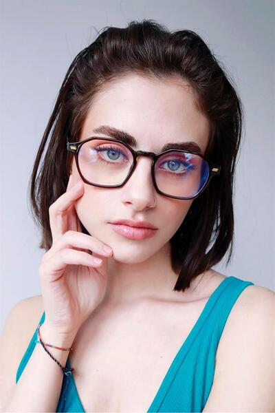 Bilge Karga Gratus Brown Mavi Işık Koruyucu Gözlük