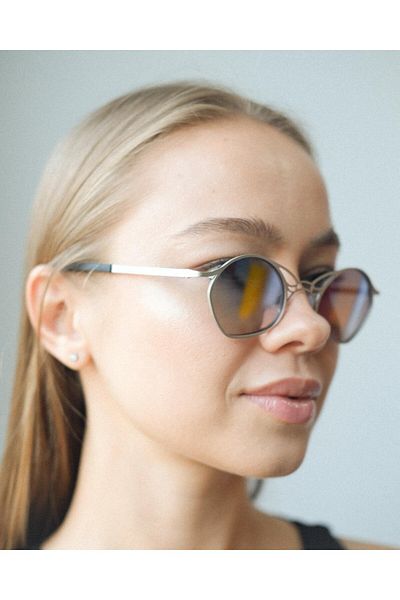 Bilge Karga Gustav Silver Blue Orange - Sunglasses