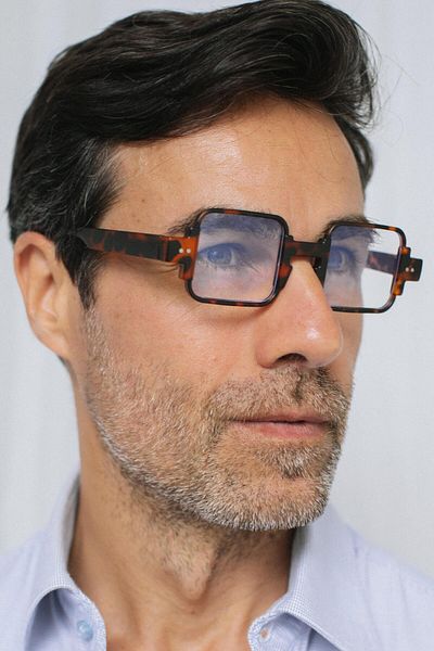 Bilge Karga Dante Matt Leopard Men's Blue Light Protective Glasses