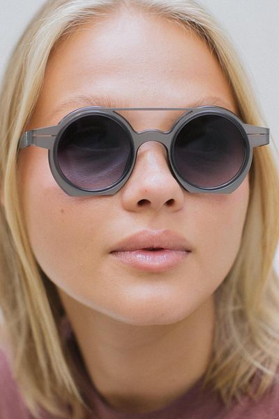 Bilge Karga Marcel Silver Black Gradient Sunglasses - Prose Colors