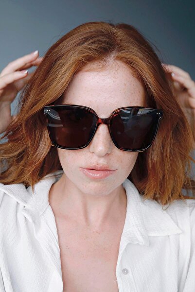 Bilge Karga نيكولا ليوبارد النظارات الشمسية البني