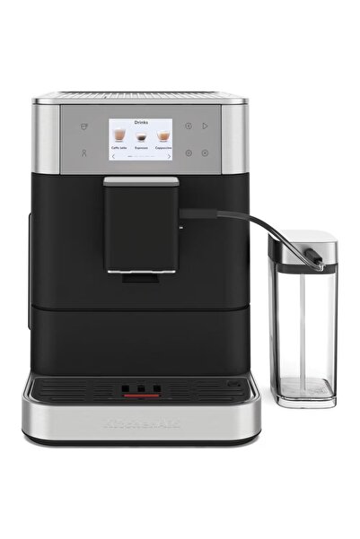 Kitchenaid Kf7 5Kes8557Ebk Fully Automatic Espresso Machine – Cast Iron Black