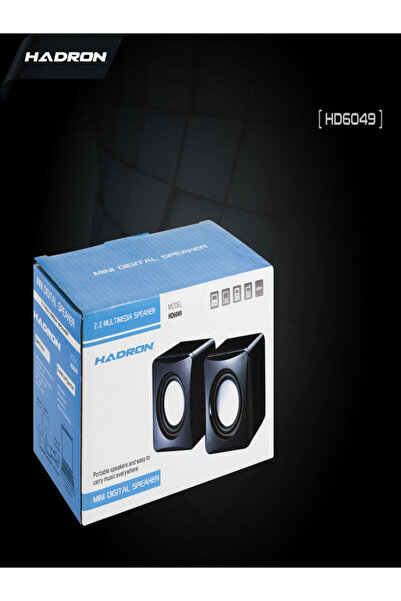 HADRON Hd6048 Bilgisayar Hoparlörü 1.1 Siyah-mavi