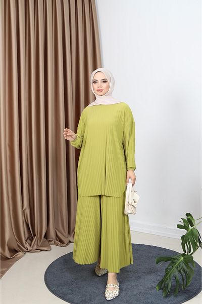 NİSUM MODA Κοστούμι πλισέ παντελόνι