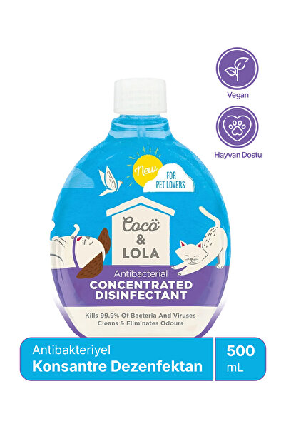 Konsantre Dezenfektan-Bakteri ve virüslerin %99,9'unu öldürür,Kokuları temizler 500ml