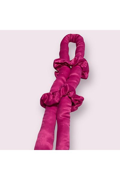 Vitastyle Isisiz Hair Styling Hair Sausage Satin Buckle Set Fuchia