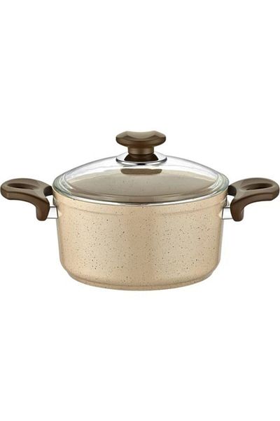 gülsan 18 Cm Saffron Granite Deep Pot - Sfrtn018